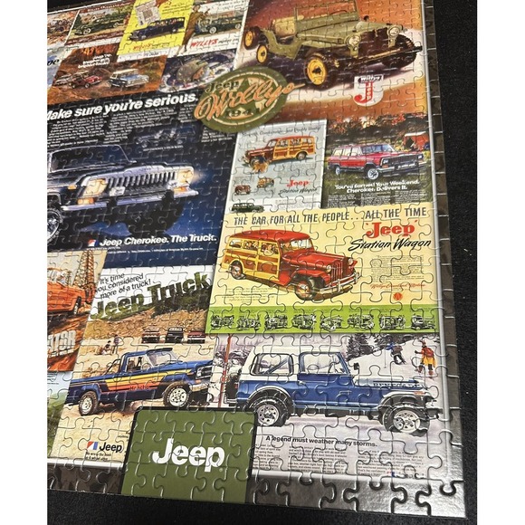 Eurographics 1000 PC Puzzle Jeep Advertising Collection Complete - Picture 5 of 8